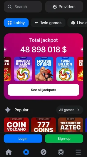1win screenshot