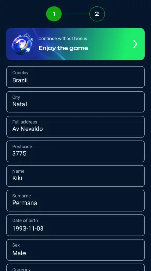 20Bet screenshot