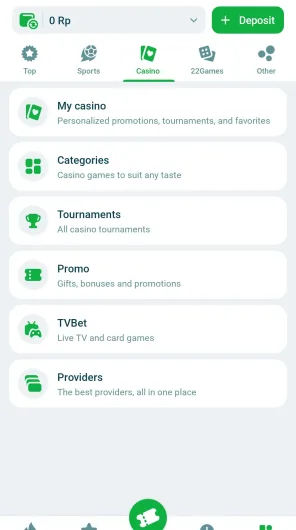 22Bet screenshot