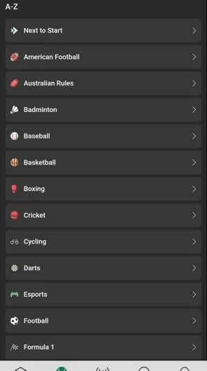 bet365 screenshot