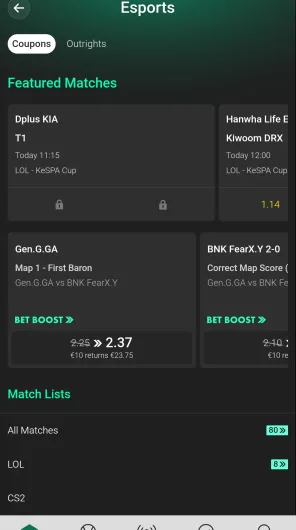 bet365 screenshot