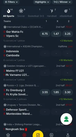 Betika screenshot