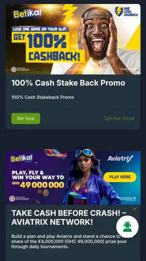 Betika screenshot