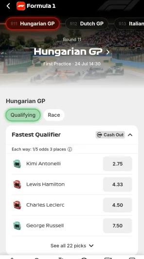 Betway Sport screenshot