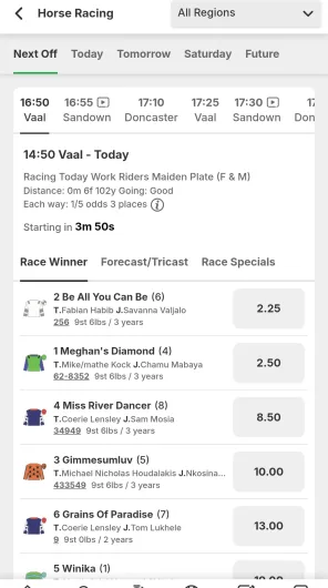 Betway Sport screenshot