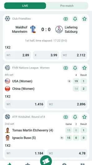 Betwinner screenshot