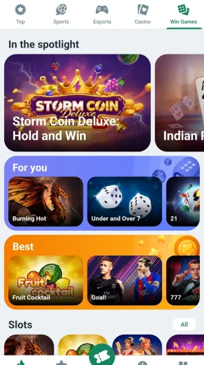 Betwinner screenshot