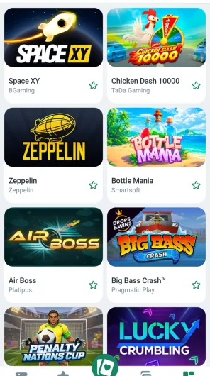 Betwinner screenshot