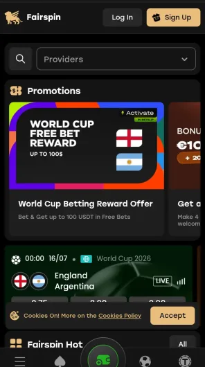 Fairspin screenshot