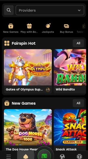 Fairspin screenshot