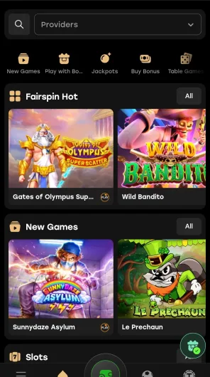 Fairspin screenshot
