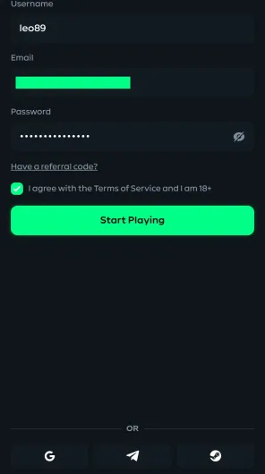 Gamdom screenshot