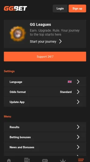 GGBet screenshot