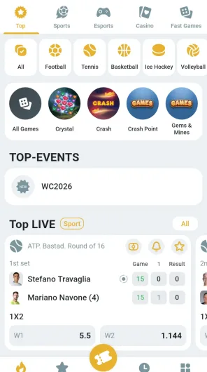Melbet screenshot