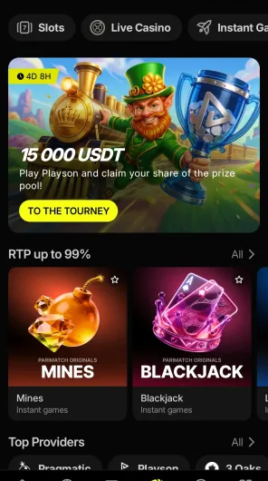 Parimatch screenshot