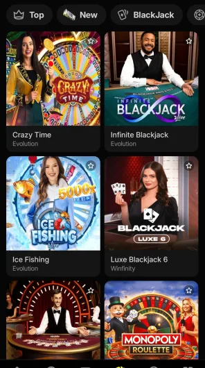 Parimatch screenshot