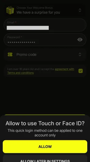 Parimatch screenshot