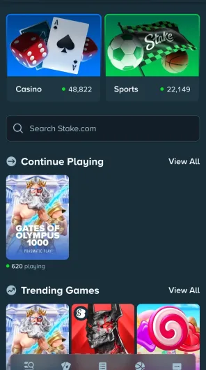 Stake screenshot