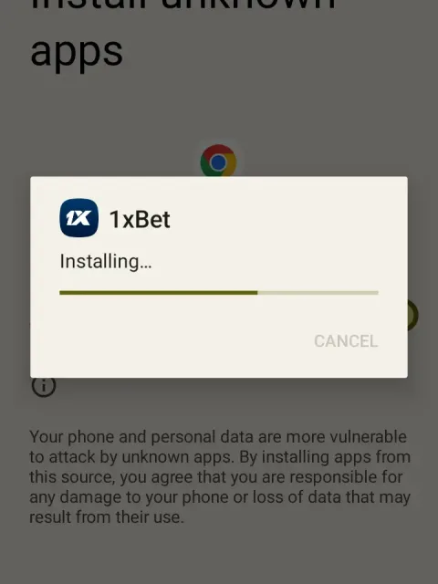 Wait for the install