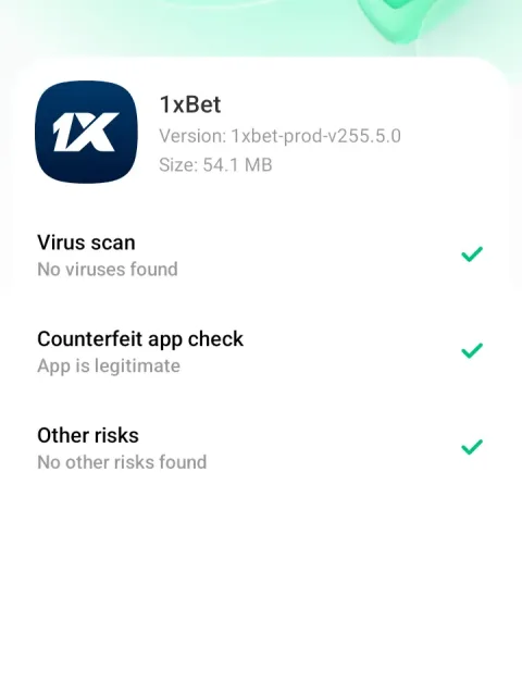 Check the security scan