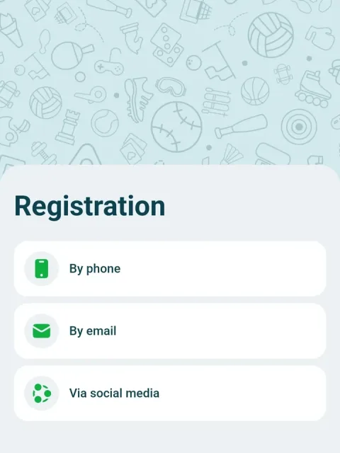 Pick By phone, By email or Via social media
