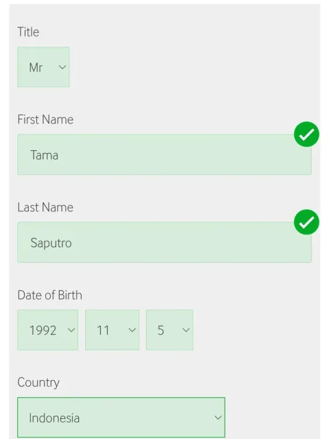 Personal Details