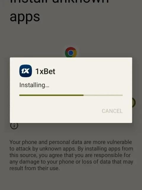 Wait for the install