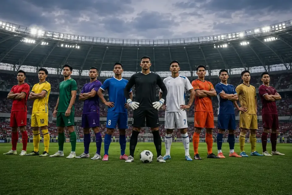 Players from across the league's clubs - the 2026/27 season fields 18 teams in total.