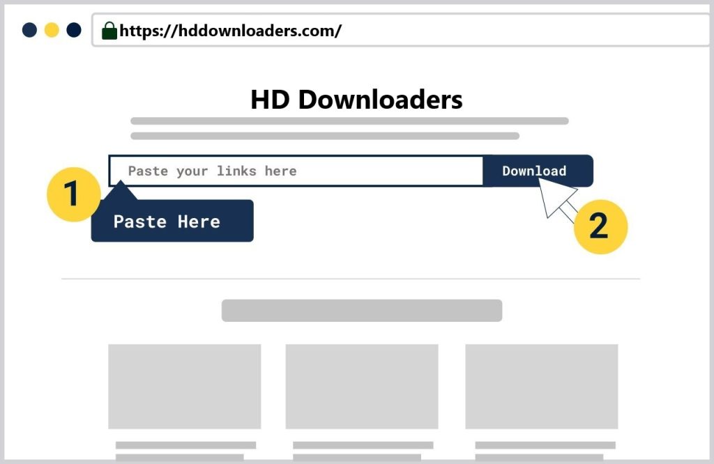 paste your video, image,vstories and gif link in HD downloader